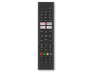 andriod tv remote in black