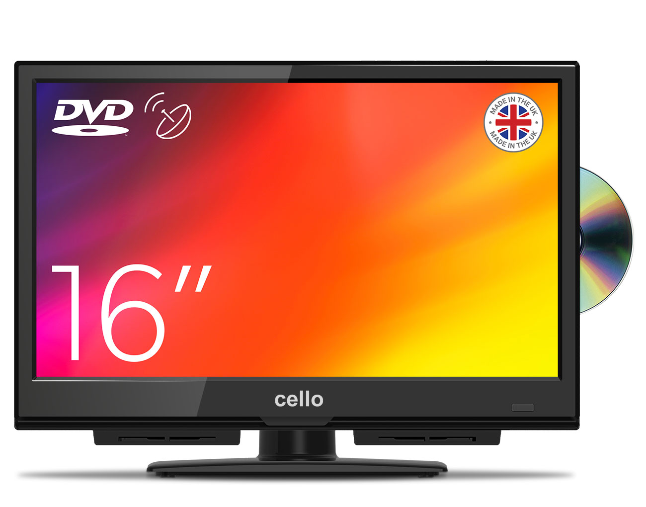 Cello 16 inch TV with DVD player