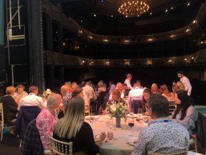 Dinner on stage