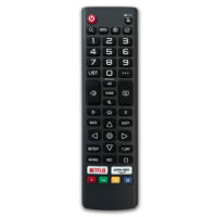 webos tv remote in black