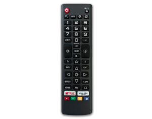 webos tv remote in black